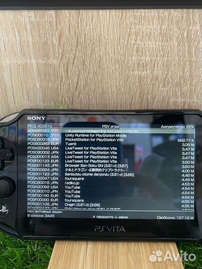 PS Vita 8gb + игры