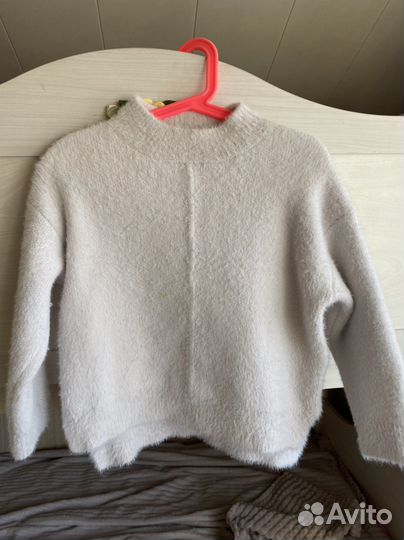 Белая кофточка 122-128