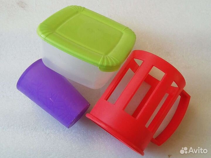 Железный протовень, пластиковая посуда