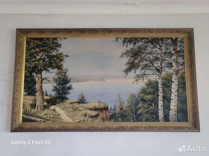 Картина в раме гобелен