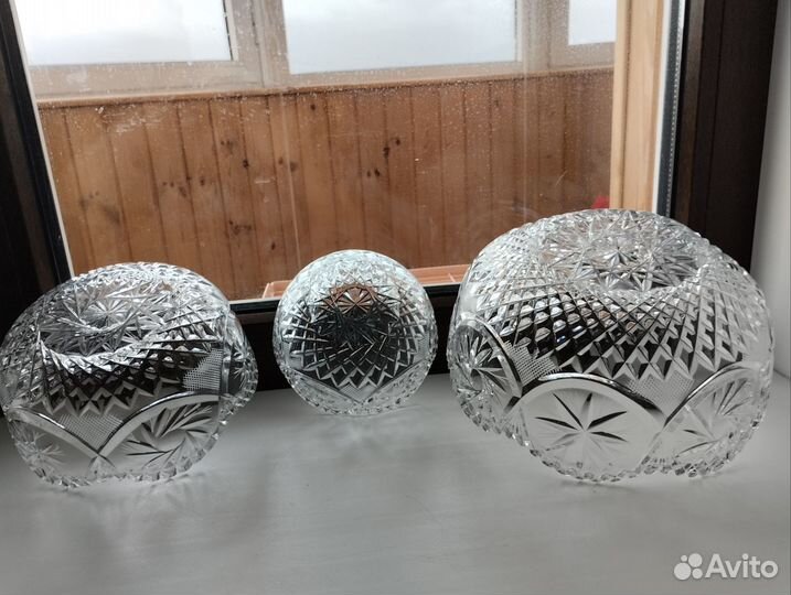 Хрустальная ваза чехия,богема