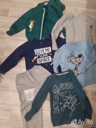 Вещи пакетом на мальчика 104 110