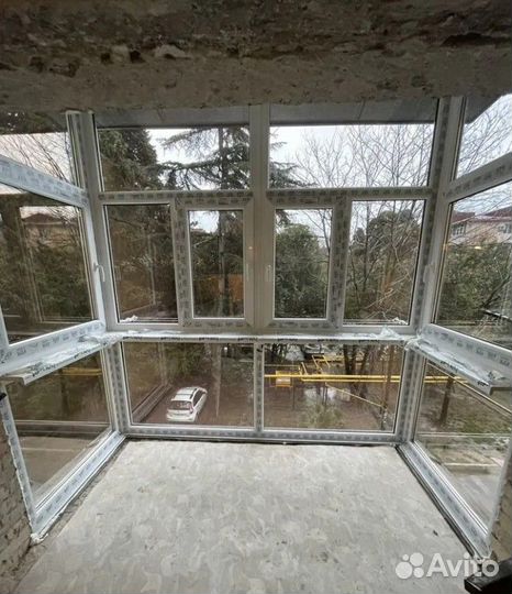 Остекление балкона профилем пвх. Рассрочка