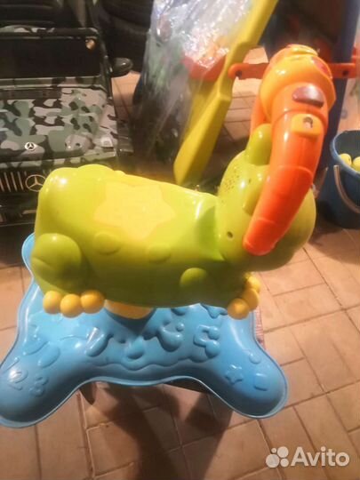 Игрушка прыгунок лягушка батут