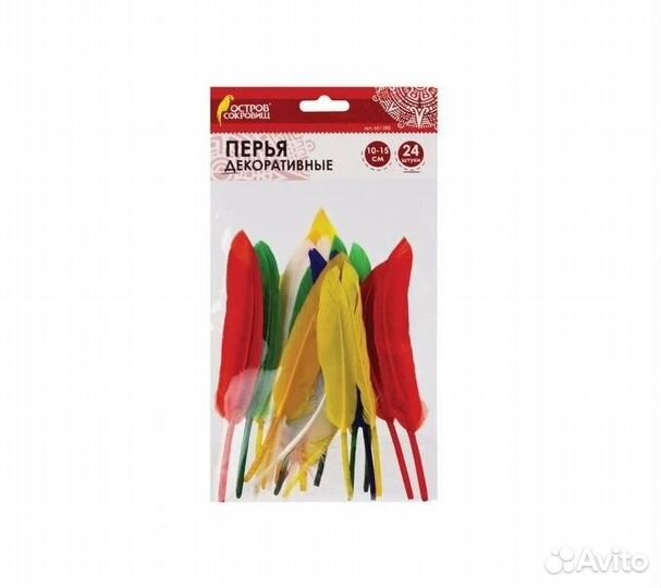 Перья декоративные прямые 661380