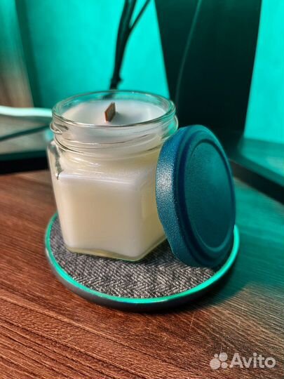 Ароматическая свеча ручной работы