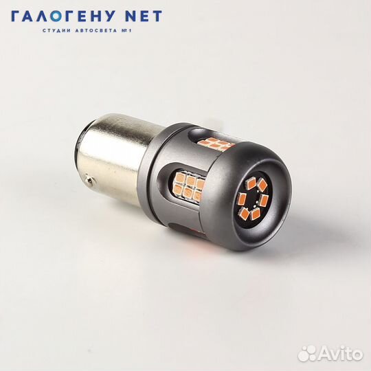 Автолампа GNX Boost P21/5W LED красная canbus (1шт