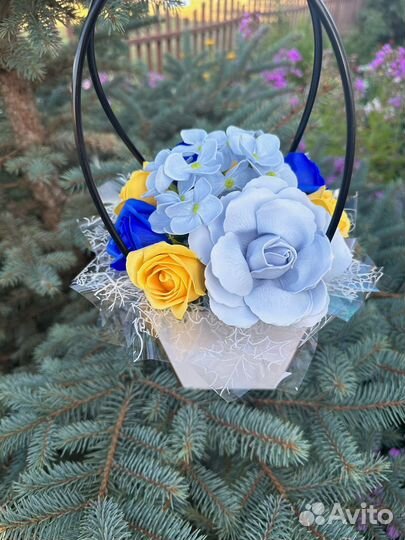 Букет из мыльных роз букеты