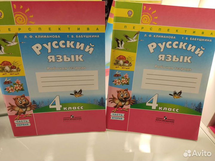 Рабочие тетради по русскому 4 класс