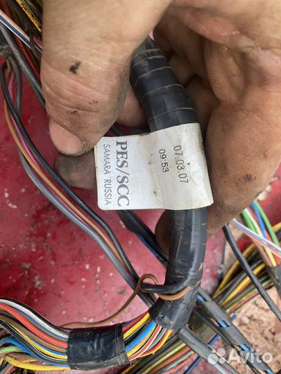 Салонная проводка приора 1