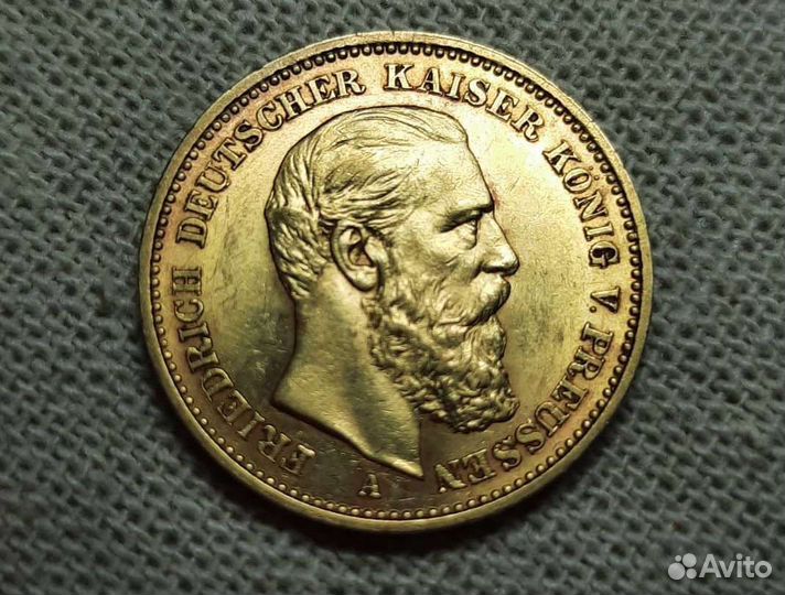 20 марок 1888 года, Фридрих lll