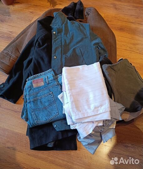 Большой пакет мужской одежды (размер 54(XL)