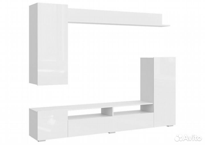 Стенка Соло 15 белый