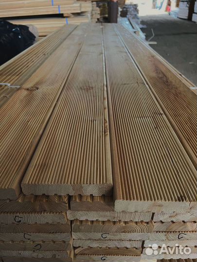 Шлифованные доски лиственницы 45x150 мм, для элега
