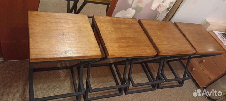 Мебель из металла, стекла, дерева и фанеры