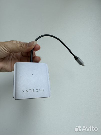 Satechi хаб USB-C Aluminum 4 порта