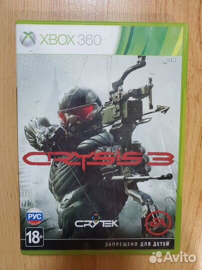 Crysis 3 диск xbox 360