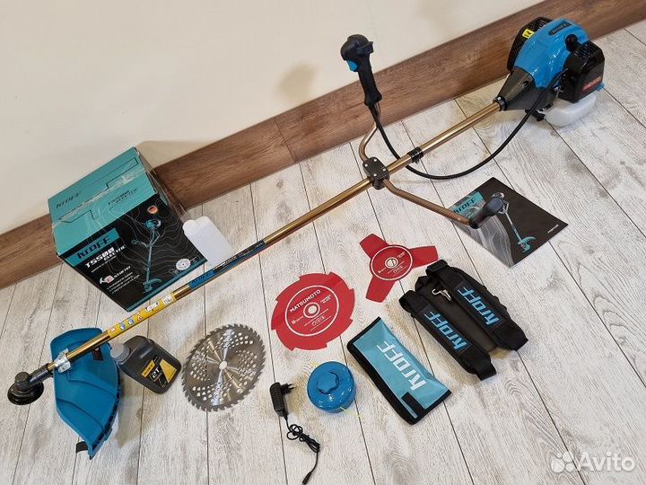 Бензокоса мотокоса триммер Kroff 5500 электростарт