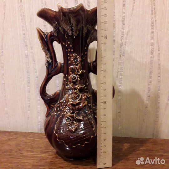 Ваза для цветов керамическая настольная новая