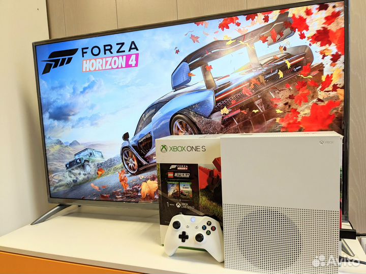 Xbox One s 1tb + игры. Как новый