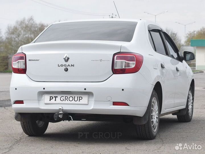 Фаркоп под квадрат Renault Logan Stepway, 2018+ пт