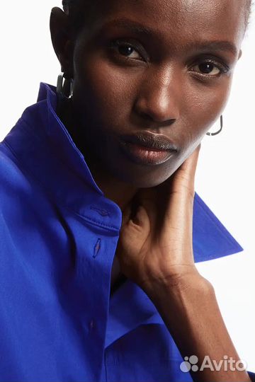 Серьги серебряные COS