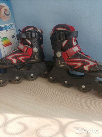 Роликовые коньки детские раздвижные