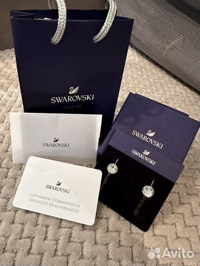 Swarovski серьги bella
