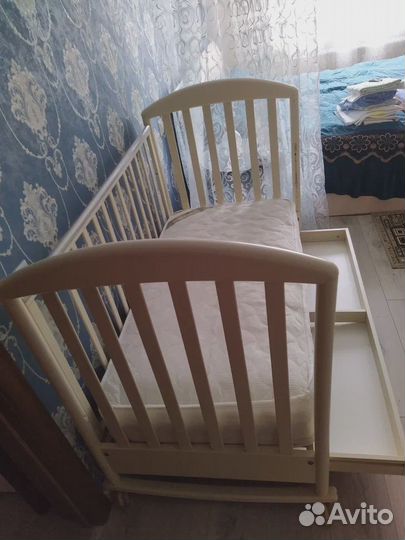 Детская кроватка Pali Zoo (слоновая кость)