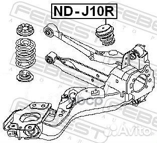 ND-J10R отбойник заднего амортизатора Nissan Q