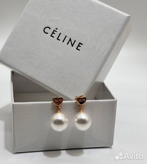 Серьги celine