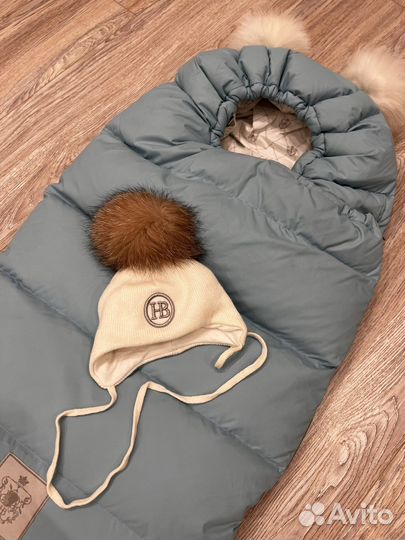 Зимний конверт в коляску наскледник выжанова