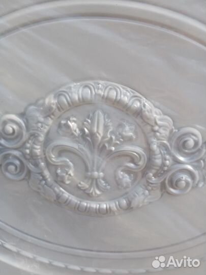 Дверь Эмаль белая «Моцарт -ид» патина серебро