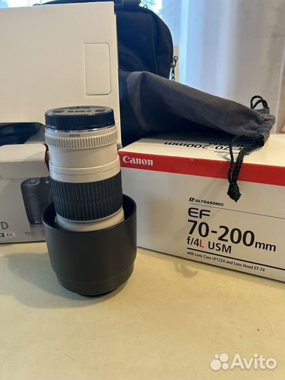 Объектив Canon ef 70-200mm f/4l usm