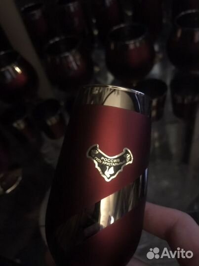 Набор: Хрустальные фужеры, рюмки, бокалы