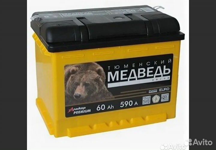 Аккумулятор медведь 6ст 60