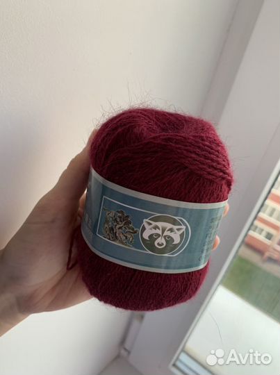 Пряжа пух норки