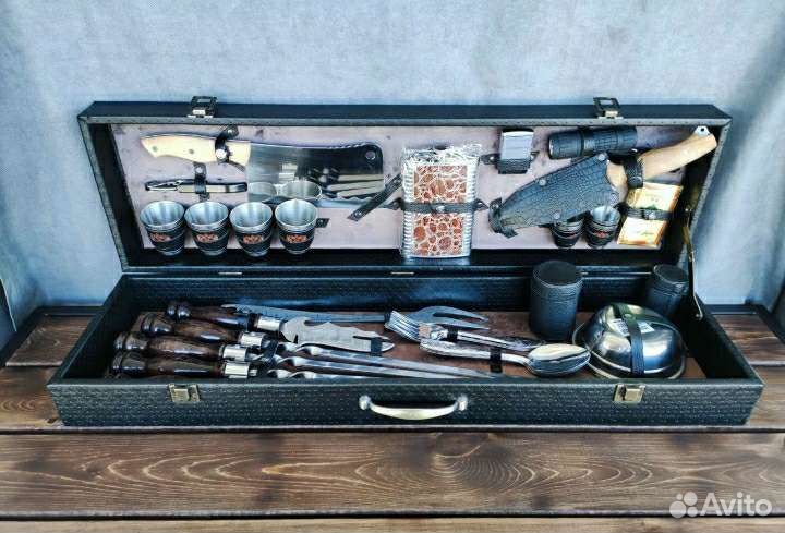 Шампура подарочные в кейсе