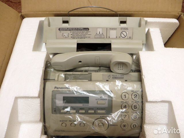 Телефон факс Panasonic автоответчик KX-fp218ru