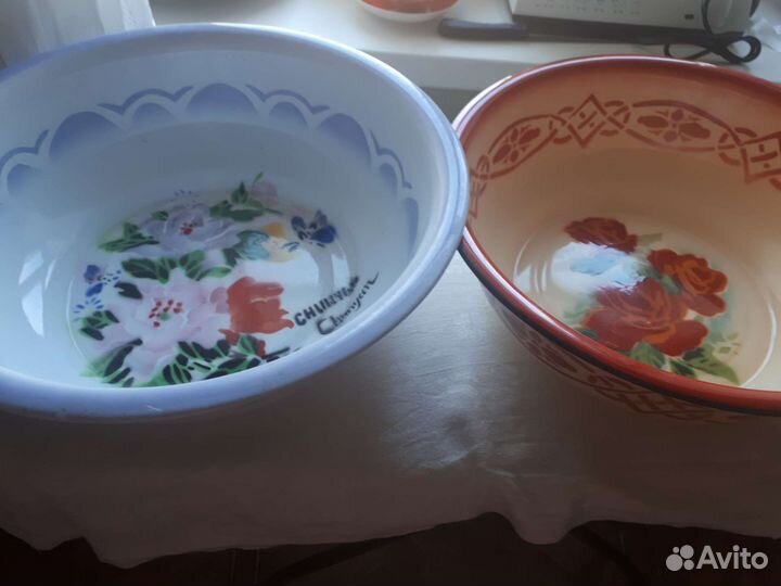 Тазы Китай эмаль СССР