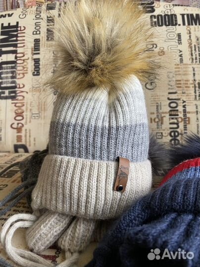 Шапка зимняя детская новая
