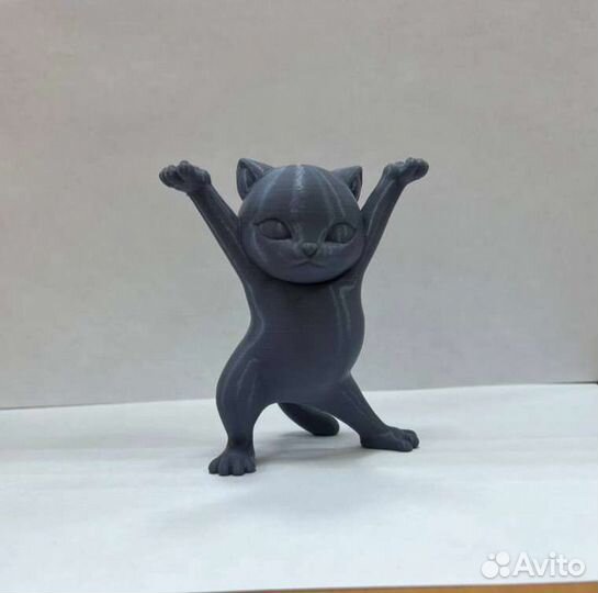 Статуэтка Кот на 3 д принтере