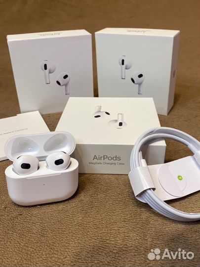 Беспроводные наушники apple airpods 3, pro 2