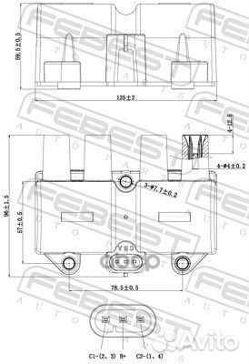 Катушка зажигания 10640002 Febest
