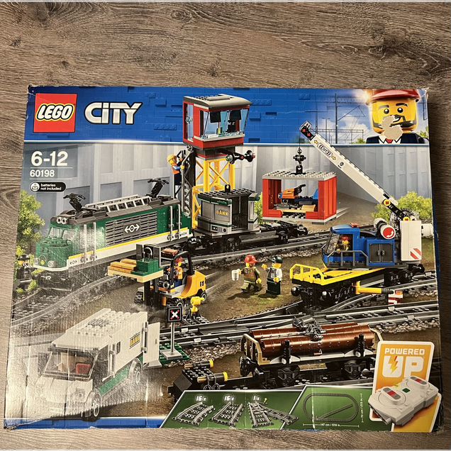 Lego city поезд товарный поезд