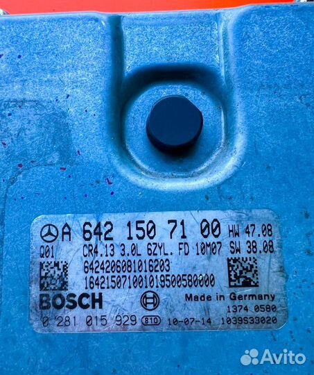 Блок управления двигателем М642 Mercedes W164 3.0L