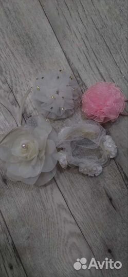 2заколки для волос,1сеточка и 1резинка для волос