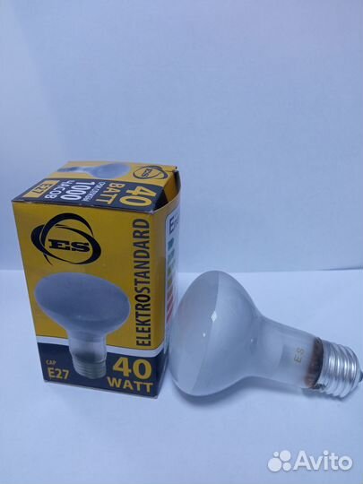 Лампа Е14-40Вт, Е27-40Вт и Е14-20Вт