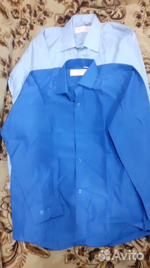 Школьные рубашки и жилетки