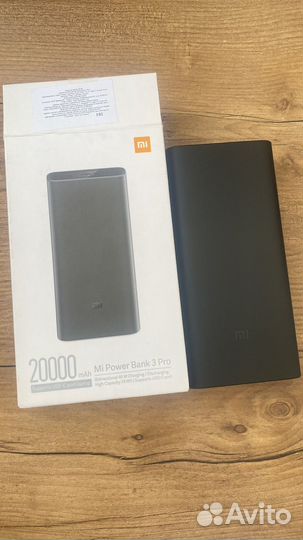 Внешний аккумулятор power bank mi 20000 mah